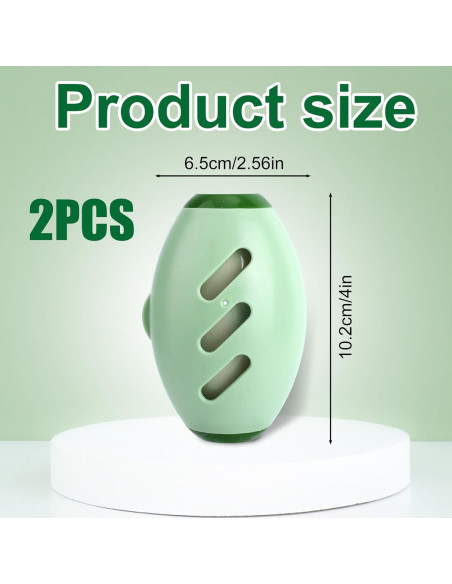 Rodillo de Pelusa Reutilizable Gosknor 2 Piezas Verde 10.2x6.5cm