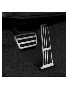 Cubiertas de Pedales CKE para Toyota Camry 2018-2024 - Plata y Negro