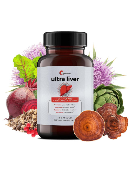 Suplemento Hepático Ultra Liver UpWellness - 60 Cápsulas