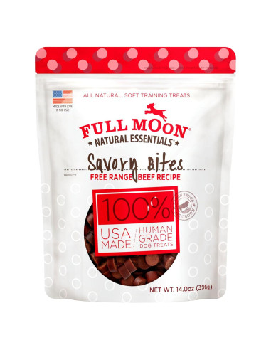 Galletas para Perros Full Moon 396g - Bocados de Res Naturales