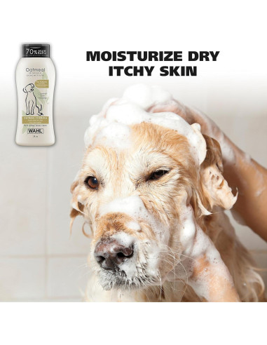 Champú para perros Wahl 24 Oz - Fórmula de avena y coco
