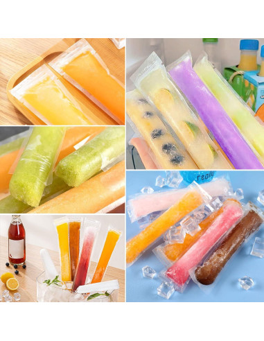 Bolsas Desechables para Paletas de Hielo FEBSNOW 120 Unidades
