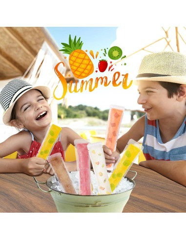 Bolsas Desechables para Paletas de Hielo FEBSNOW 120 Unidades