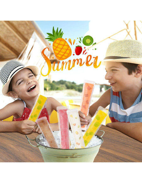 Bolsas Desechables para Paletas de Hielo FEBSNOW 120 Unidades