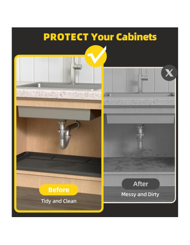 Alfombrilla para Fregadero Wohbay 86.4x55.9cm Silicona Impermeable