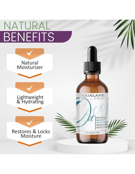Aceite de Squalano Puro Dr. Joe Lab 113.4 ml Vegano Hidratante