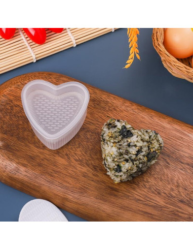 Kit de Molde para Bolas de Arroz Onigiri 4 PCS LEKAYIHU