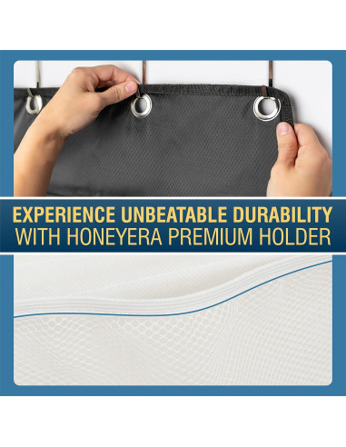 Organizador de Almacenamiento Honeyera para Animales de Peluche 182.88x60.96cm Negro