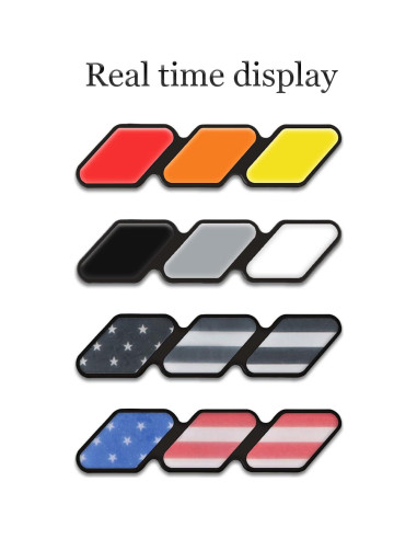 Emblema de Rejilla Tri-Color Sodcay para Tacoma 4Runner Tundra