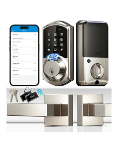 Cerradura Inteligente Veise VE07-L con Huella Dactilar y App