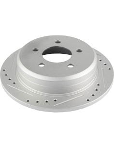 Juego de Discos de Freno TRQ G-Cubierto 2 Piezas Jeep 1993-1998 2