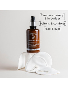 Apivita Leche Limpiadora 3-en-1 con Manzanilla y Miel 200 mL 2