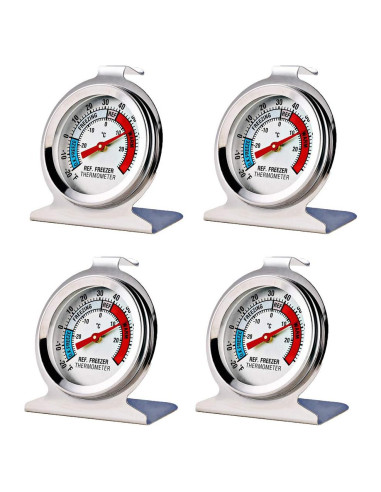 Termómetro Analógico para Refrigerador y Congelador LinkDm - 4 Piezas