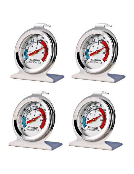 Termómetro Analógico para Refrigerador y Congelador LinkDm - 4 Piezas