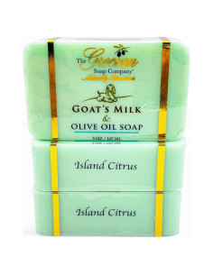 Barra de Jabón Natural de Leche de Cabra y Aceite de Oliva 3-Pack