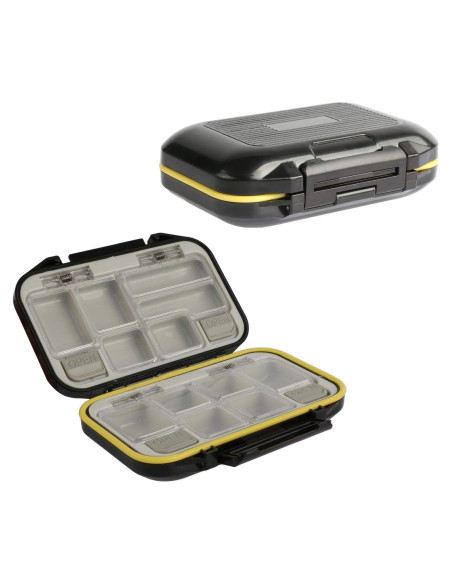 Caja de Cebo Portátil Impermeable LESOVI - Mini 12 Compartimentos