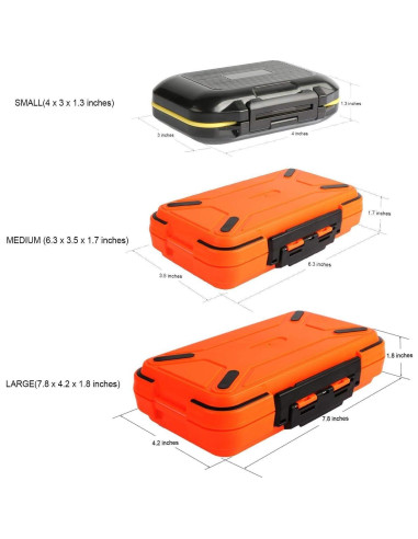 Caja de Cebo Portátil Impermeable LESOVI - Mini 12 Compartimentos