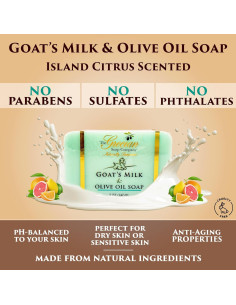 Barra de Jabón Natural de Leche de Cabra y Aceite de Oliva 3-Pack 2