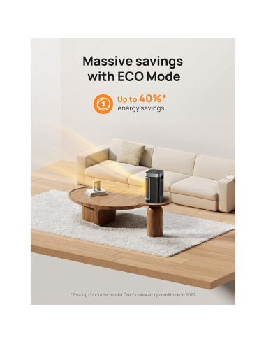 Calefactor Eléctrico Dreo DR-HSH004-Old 1500W Oscilante 70