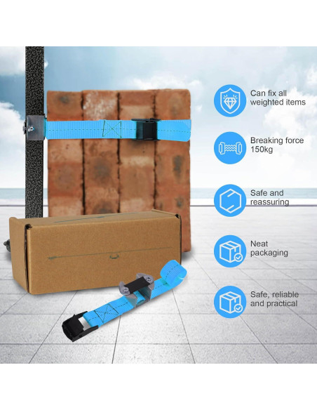 Juego de Pesas para Carpa DELONG - 4 Fijadores Estables Azul Juego de Pesas para Carpa DELONG - 4 Fijadores Estables Azul