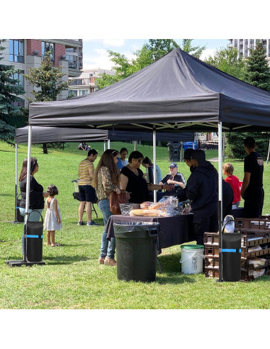 Juego de Pesas para Carpa DELONG - 4 Fijadores Estables Azul