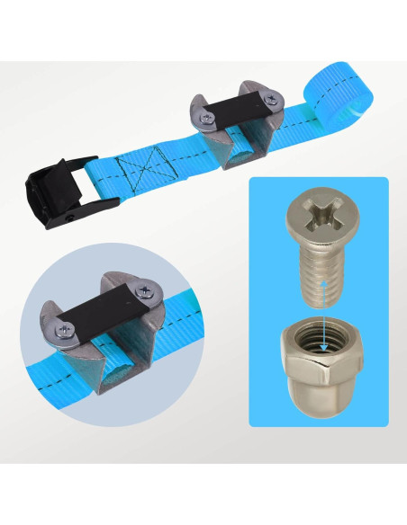 Juego de Pesas para Carpa DELONG - 4 Fijadores Estables Azul Juego de Pesas para Carpa DELONG - 4 Fijadores Estables Azul