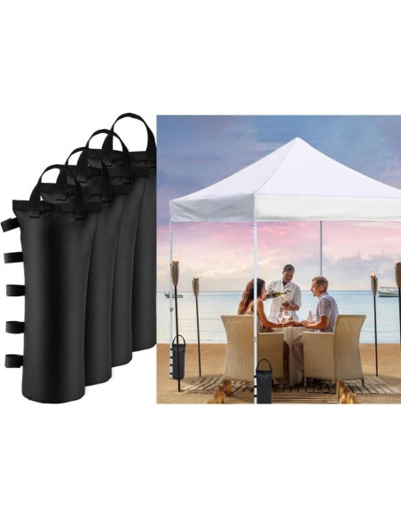 Bolsas de Arena SOLUMIA para Canopy y Pérgola - 4 Pcs