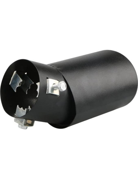 Punta de Silenciador de Escape Curvada idain Acero Inoxidable 63mm