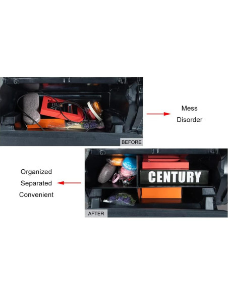 Organizador de Guantera JKCOVER para Toyota Tacoma 2016-2023