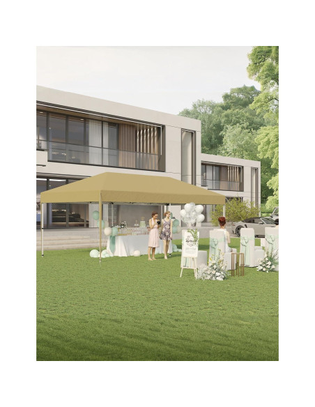 Carpa Plegable 3x6m KYBOLT Impermeable con Estacas y Sacos