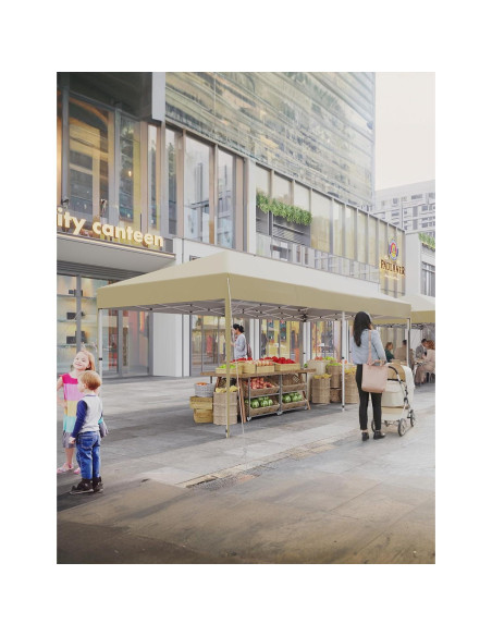 Carpa Plegable 3x6m KYBOLT Impermeable con Estacas y Sacos