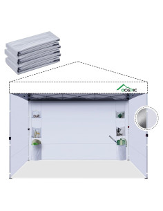 Paredes Laterales para Carpa 10x10 Acepic, Impermeables UV