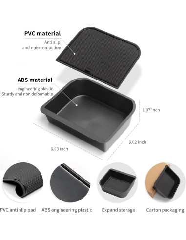 Organizador de Caja Fría smabee para Toyota Land Cruiser Prado 250 y Lexus GX 550 2024-2025