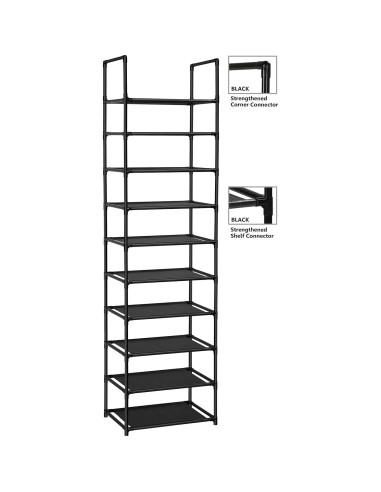 Estante para Zapatos FIDUCIAL HOME 10 Niveles 20-25 Pares