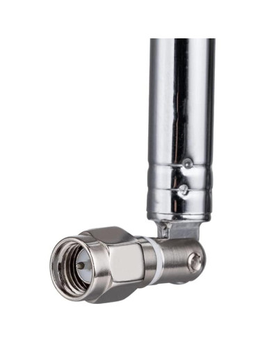 Antena Telescópica SMA Macho 8 Secciones 73.5cm para Radio TV