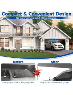 Antena de Radio Móvil Bingfu VHF UHF 136-470MHz 5m con Soporte 2