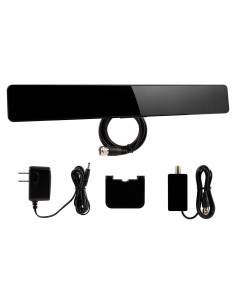 Antena de TV Amplificada UltraPro 47331, Diseño de Barra, 80 km