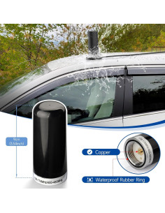 Antena de Radio Móvil Bingfu Doble Banda VHF UHF 9cm 2