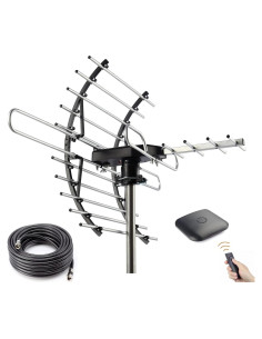 Antena de TV Digital HD CeKay Exterior 200 Millas 4K 1080P
