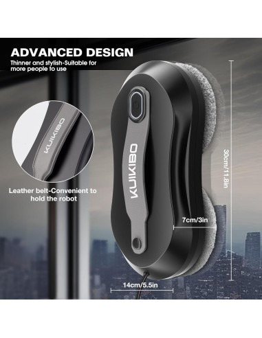 Robot Limpiador de Ventanas KUIKIBO S6 3500Pa Bajo Ruido