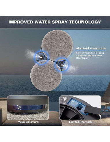 Robot Limpiador de Ventanas KUIKIBO S6 3500Pa Bajo Ruido