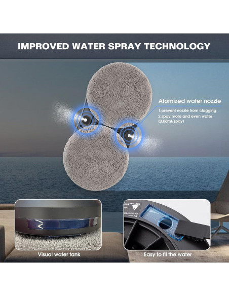 Robot Limpiador de Ventanas KUIKIBO S6 3500Pa Bajo Ruido Robot Limpiador de Ventanas KUIKIBO S6 3500Pa Bajo Ruido