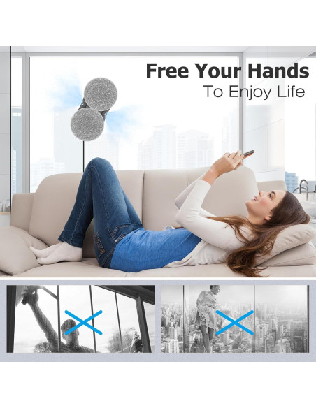 Robot Limpiador de Ventanas KUIKIBO S6 3500Pa Bajo Ruido Robot Limpiador de Ventanas KUIKIBO S6 3500Pa Bajo Ruido