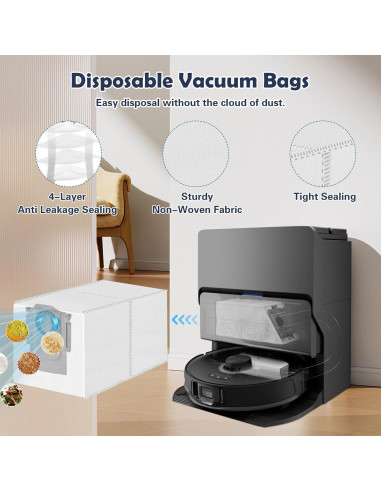 Kit de Accesorios VIEWALL S8 Max Ultra para Roborock - 24 Piezas