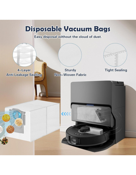 Kit de Accesorios VIEWALL S8 Max Ultra para Roborock - 24 Piezas