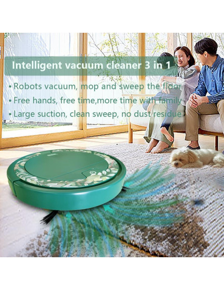 Robot Aspiradora Genérico YRS300L 2-en-1 Limpieza Húmeda y Seca