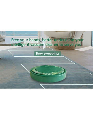 Robot Aspiradora Genérico YRS300L 2-en-1 Limpieza Húmeda y Seca