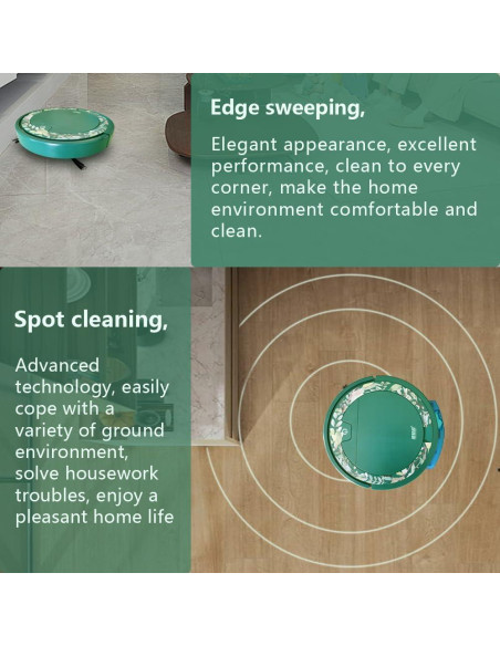 Robot Aspiradora Genérico YRS300L 2-en-1 Limpieza Húmeda y Seca