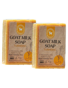 Jabón de Leche de Cabra con Cúrcuma Honey Sweetie Acres - 2 Unidades - 142 g