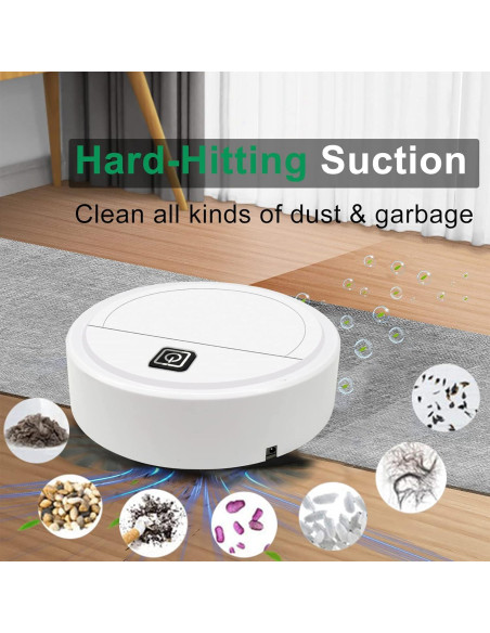 Aspiradora Robot GoEcobox 2 en 1 Blanca 1500Pa 90min